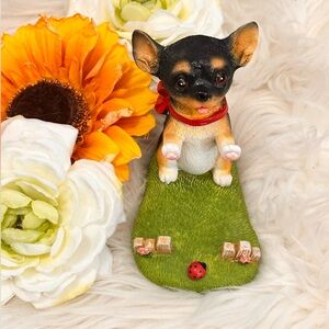 Dog and Ladybug Cell Phone Holder Stand Fir Desk or Counter NEW!